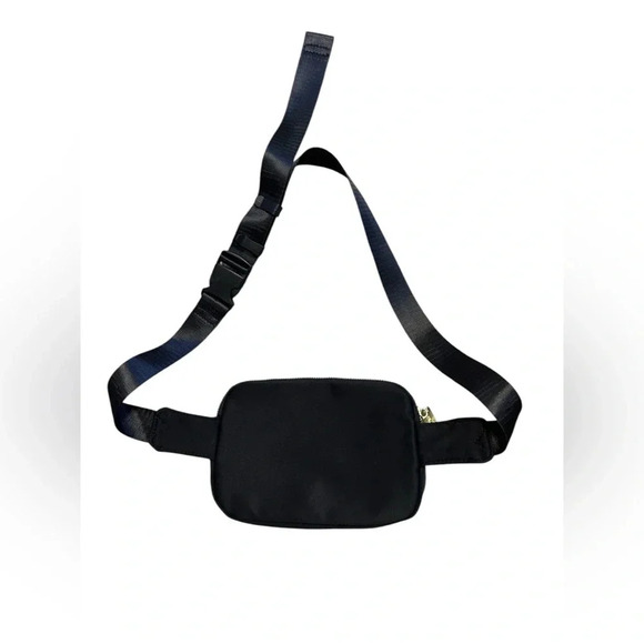 Zorfin black belt bag, Fanny pack, cross body bag with 4 zipper pockets. - Picture 4 of 10